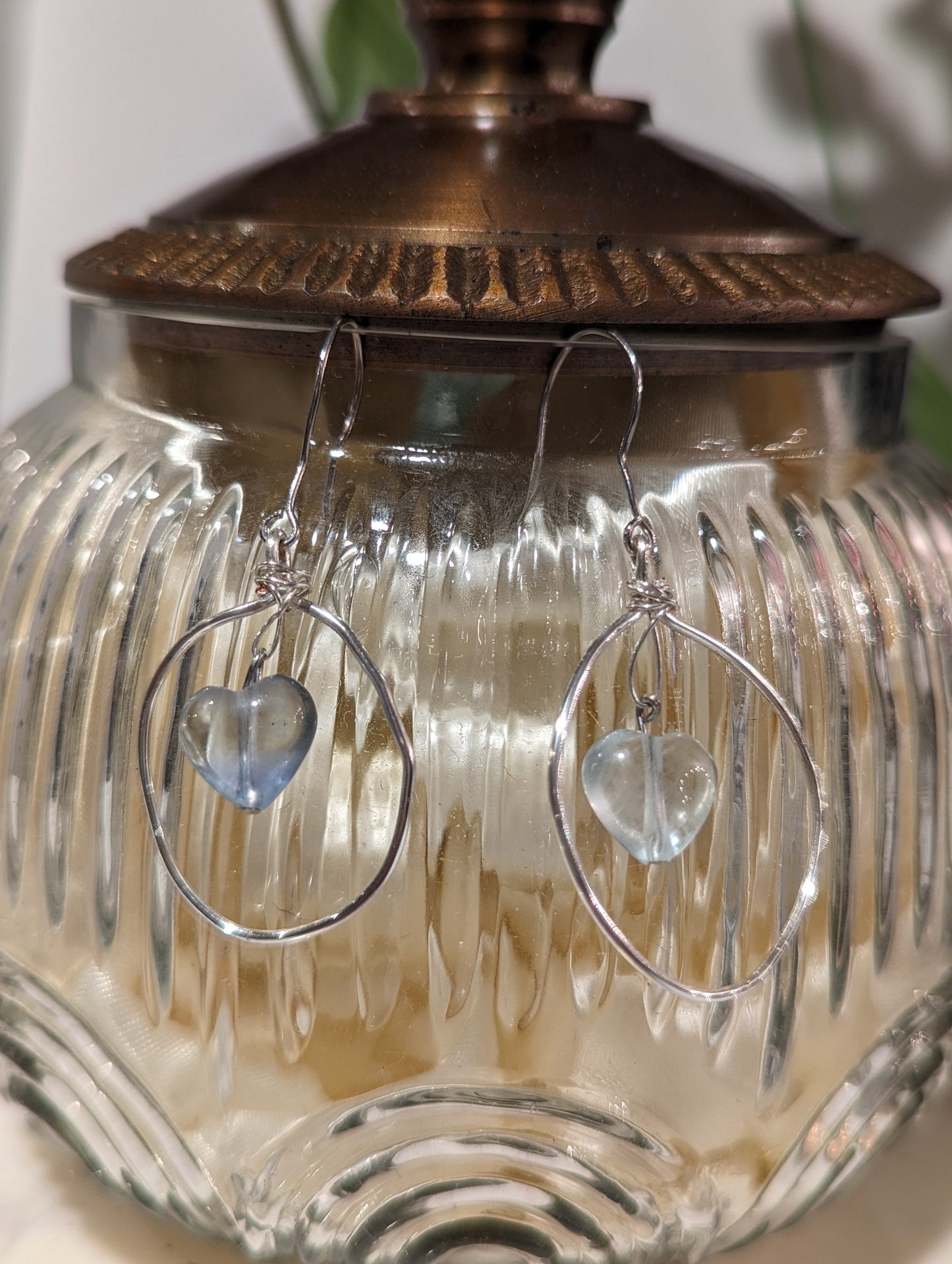 Hello love earrings